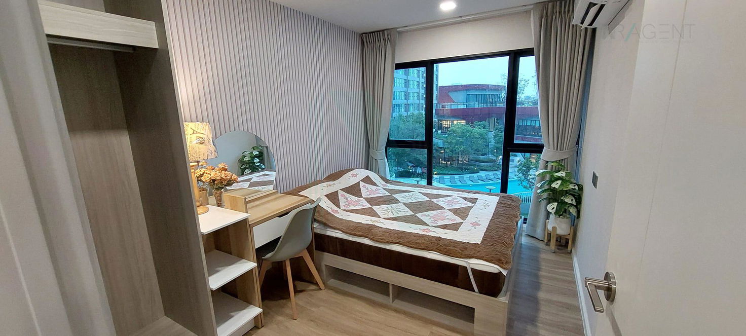 picture ð For Rent Condo ATMOZ FLOW MINBURI Building A, Floor 4,1 bed room, Room size 29.00 sqm - 3/8