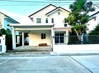 Houses for rent เทสโก้โลตัส บางพลี : For rent Single house Villaggio 2 Srinakarin-Bangna ( SPSEVE1580 )