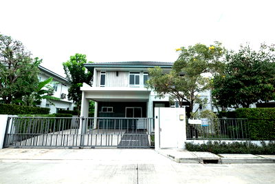 บ้านเดี่ยวให้เช่า : 📌 ให้เช่าบ้านเดี่ยว 2 ชั้น มัณฑนา บางนา-วงแหวน 4 ห้องนอน 5 ห้องน้ำ