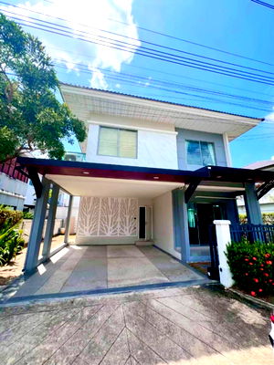 เช่าบ้านเดี่ยว โรงเรียนนานาชาติสิงคโปร์นนทบุรี (เอสไอเอสบี วิทยาเขตนนทบุรี) : 30000./-🏞️บ้านเดี่ยวให้เช่าปากเกร็ดใกล้ SISB 4 ห้องนอน 3 ห้องน้ำ