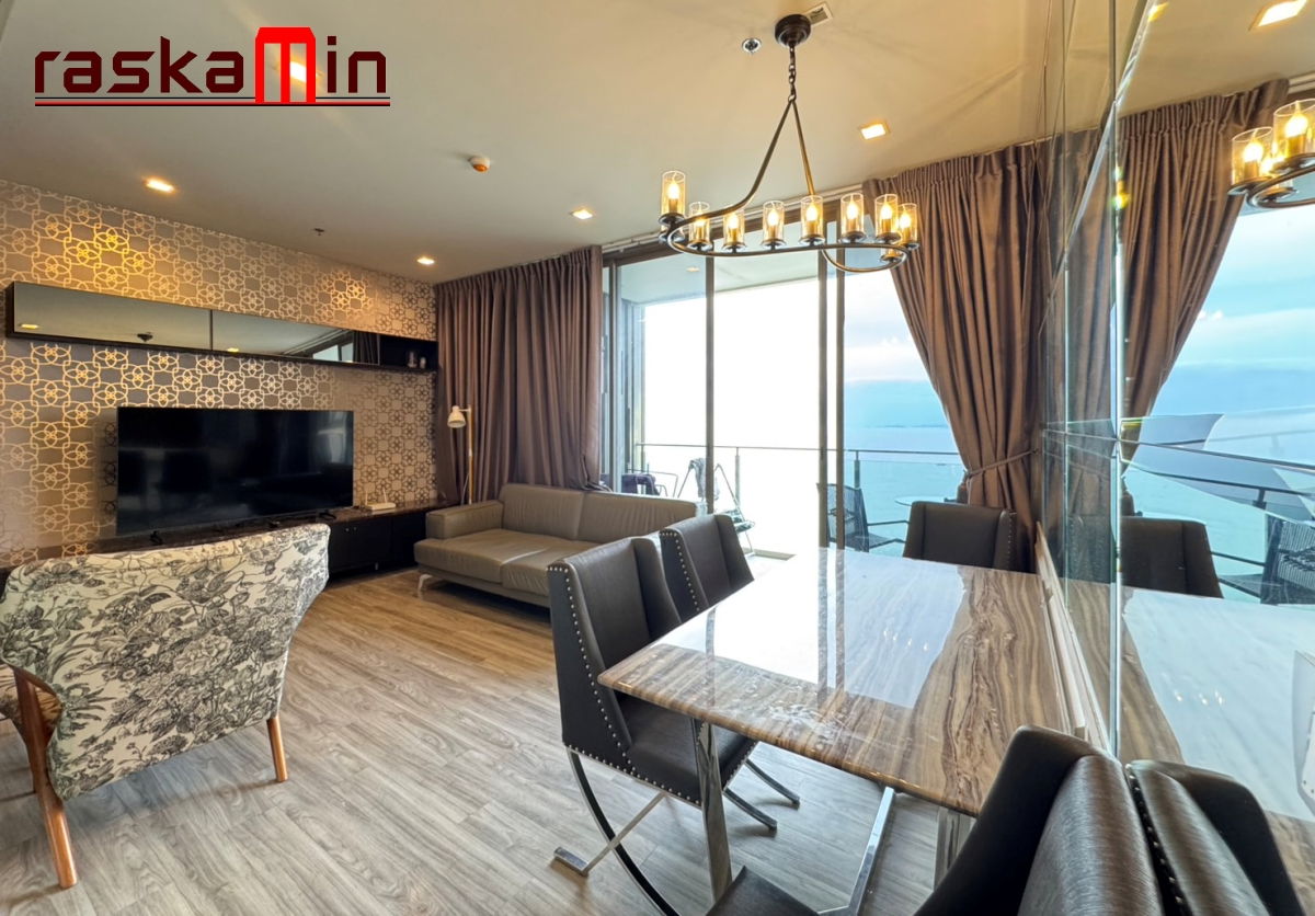 picture KT0110ðēLineID @556ryccgeðïļ2Bedroom 72sqm Floor19ð°Sea view Fully furnishedðīBaan Plai Haad Pattaya Wongamat Beach - 1/11
