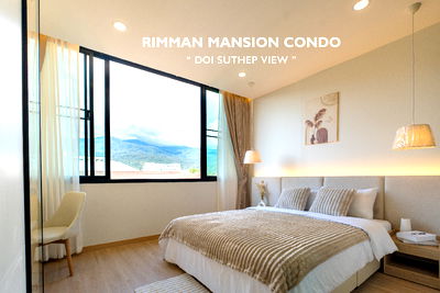 ขายคอนโด : 📌คอนโด สไตล์โมเดิร์นมินิมอล วิวดอยสุเทพเต็มตา ทำเลติดรั้วมหาวิทยาลัยเชียงใหม่ เฟอร์นิเจอร์ครบ พร้อมอยู่ @ริมน้ำแมนชั่น คอนโด