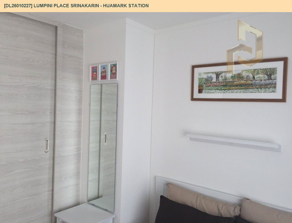 picture DL26010227 Condo for sale, Lumpini Place Srinakarin - Huamark Station near ARL Hua Mak, ready to move in, call urgently 0614453194 LineID @162cjixi - 9/11
