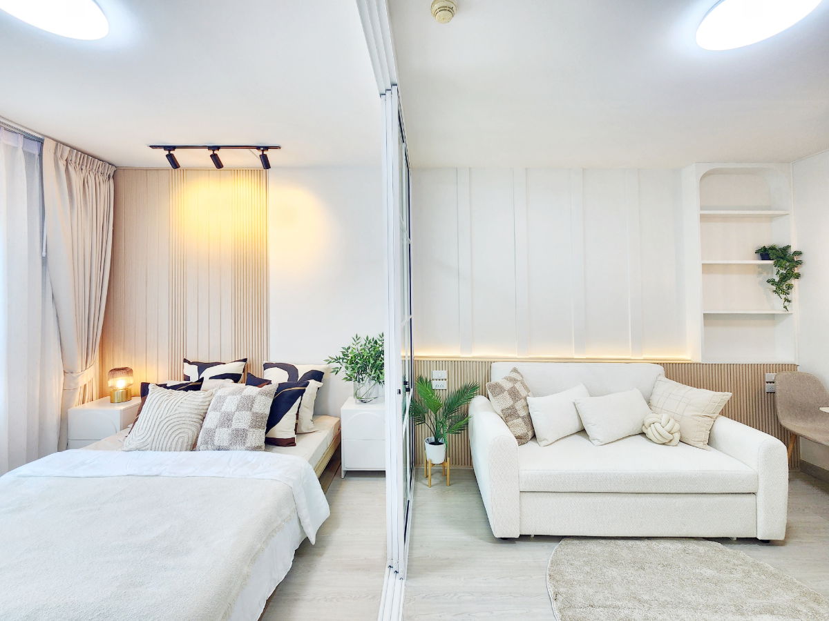 รูป คอนโดใกล้ฉันโซนลาดพร้าว ห้องกว้าง ครัวแยก ฟังก์ชั่นการใช้งานครบ ผ่อนเริ่มต้น 6,000 บาท ฐานเงินเดือน 20,000 บาทกู้ได้ - รูปที่ 3/20