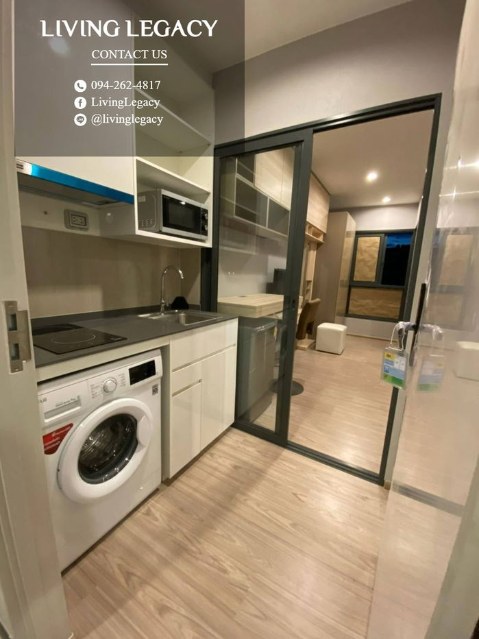 picture T8J842 Condo For Rent The Tree Hua Mak Interchange 23 Sq.M. Floor 8 Building D line id : @livinglegacy - 8/10