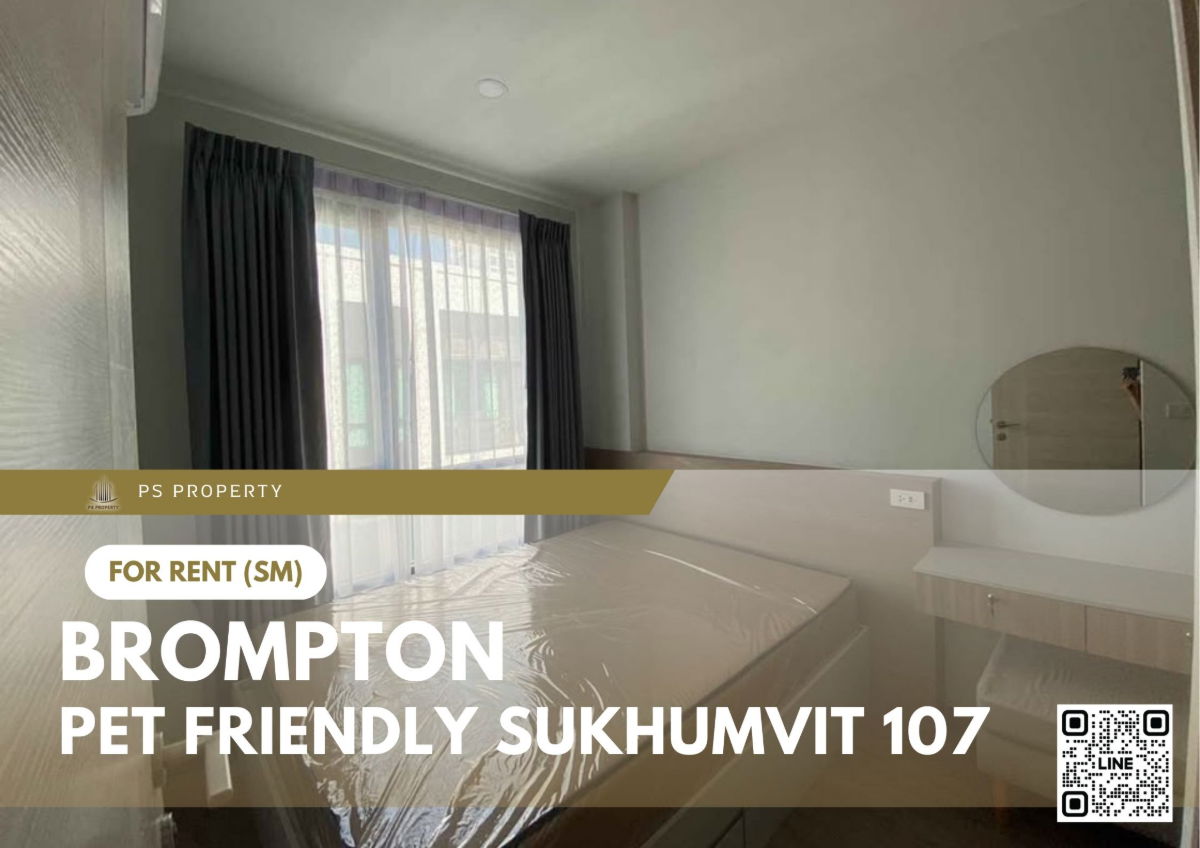 รูป ให้เช่า ✨ BROMPTON Pet Friendly Sukhumvit 107 ✨ เฟอร์นิเจอร์ และ เครื่องใช้ไฟฟ้าครบ - รูปที่ 1/9