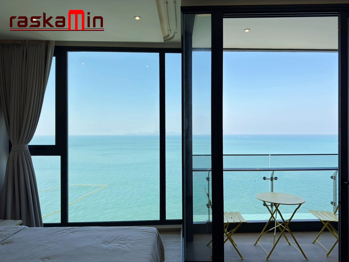 รูป KT0112📲LineID @556ryccg🏖️1ห้องนอน 38ตรม ชั้น16🌊วิวทะเล พร้อมเฟอร์นิเจอร์🦀AROM อารมณ์ วงศ์อมาตย์ พัทยาเหนือ - รูปที่ 4/11