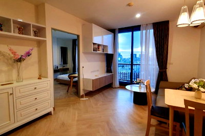 Condos for sale Din Daeng Road : 🔥 For Sale !! big size !! 🔥 Code C20260100007....The Capital Ratchaprarop-Vibhavadi, 1 bedroom, 1 bathroom, furnished, lower than market price!!📣📣