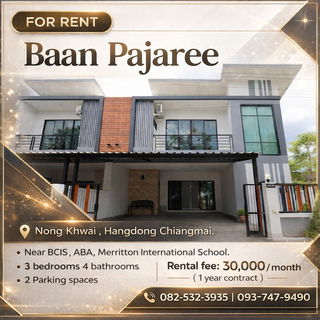 รูปภาพ For Rent Baan Pajaree Hangdong Chiangmai