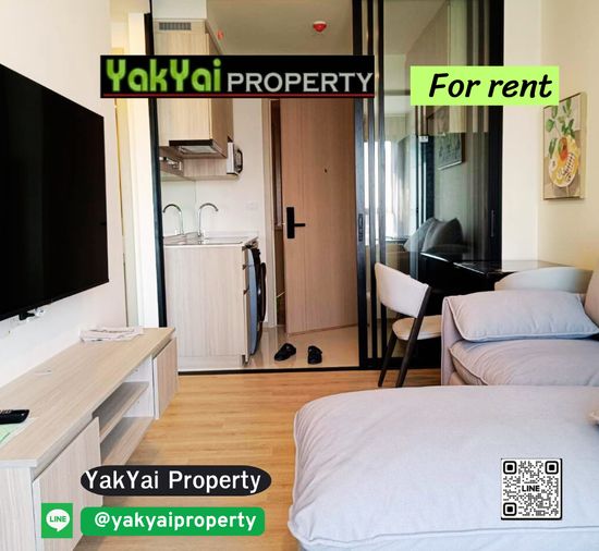 🏢 Brand new and super affordable condo for rent at Origin Place Bangna — MRT Sri Eiam. Fully furnished, complete with appliances and parking