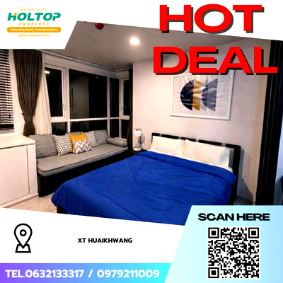 Condos for rent : #Z4050💥 080169 🔥 Condo for Rent: XT Huai Khwang
