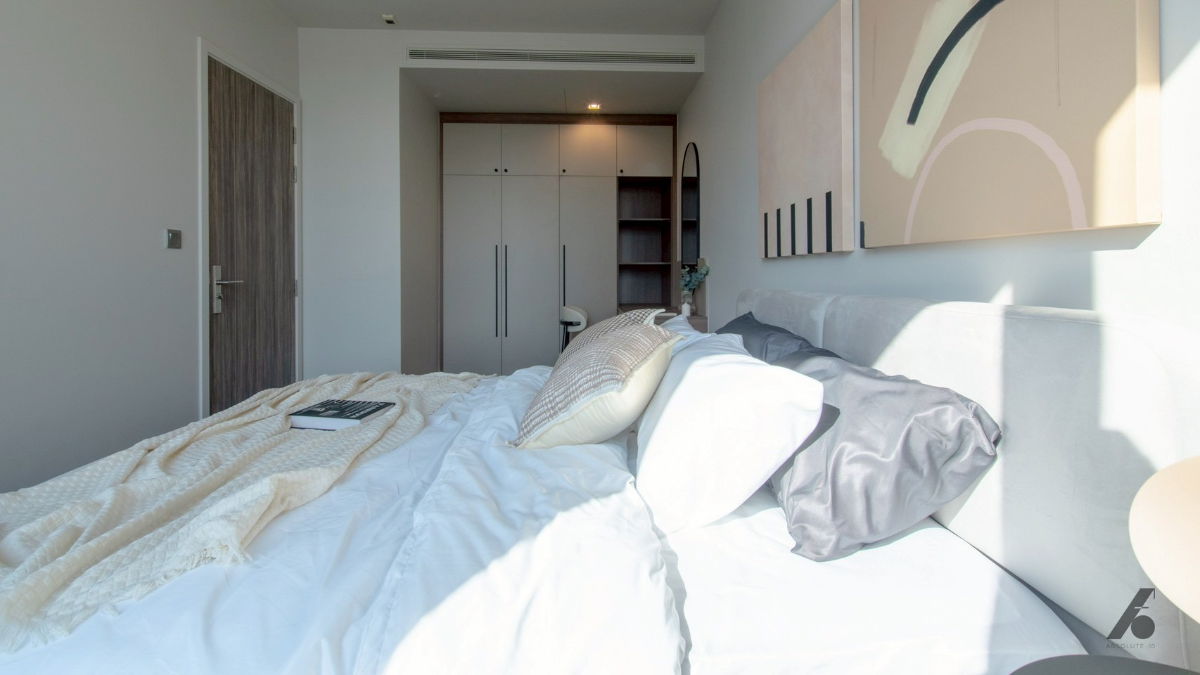 รูป ว่างพร้อมเช่า ห้องใหม่ แต่งครบพร้อมเข้าอยู่ 1 ห้องนอน 45 ตรม ทิศใต้ - รูปที่ 6/15