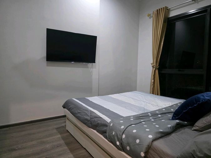 ✨ ให้เช่า ราคาถูก+เครื่องซักผ้า คอนโด Rich Park @ Triple Station 1 นอน 30 ตรม ชั้น 1 เพียง 11000 บาท 🏡💖