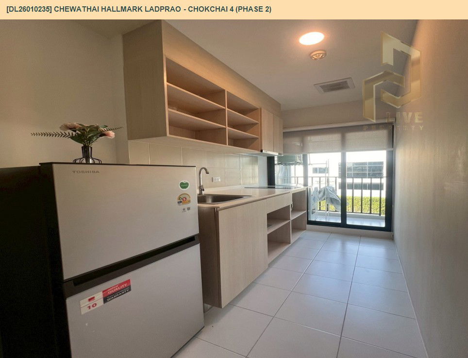 picture DL26010235 Condo for rent, Chewathai Hallmark Ladprao - Chokchai 4 (Phase 2) near -, ready to move in, call urgently 0800343450 LineID @655ebbvc - 5/7