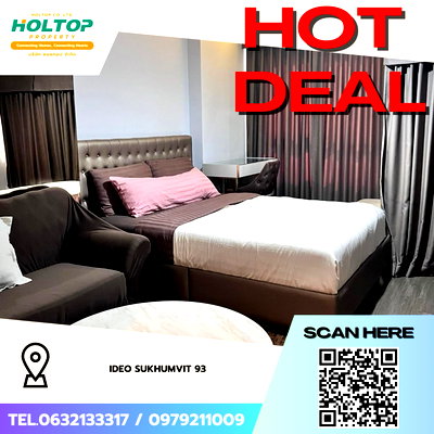 Condos for rent : #Z4054💥 090169 🔥 Condo for Rent: Ideo Sukhumvit 93