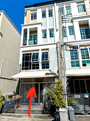 ทาวน์โฮมให้เช่า : HR3144ให้เช่า] ทาวน์โฮม 4 ชั้น หลังมุม ทำเลทอง อุดมสุข-สุขุมวิท 103 โครงการ The Master @BTS Udomsuk จดทะเบียนบริษัทได้