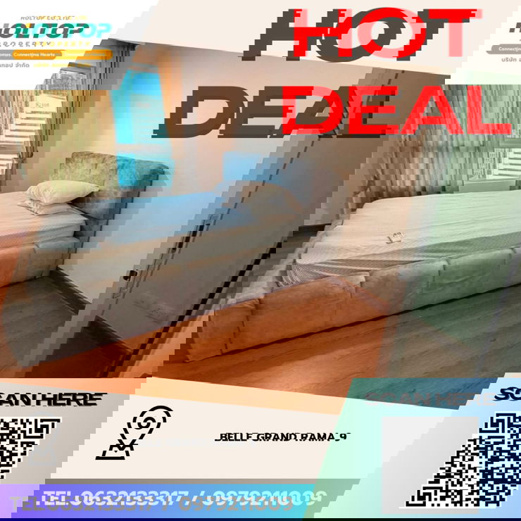 รูป #Z4049💥 080169 🔥ให้เช่าคอนโด Belle Grand Rama 9 - รูปที่ 1/4