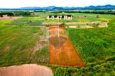 Land for sale Thap Tai, Prachuap Khiri Khan : [920601001-78] Soi 112 Land For Sale 4 Rai 47 Sq.Wa