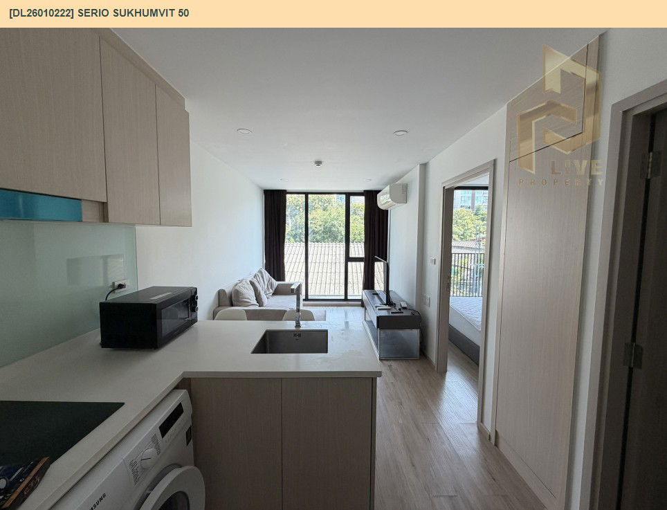 picture DL26010222 Condo for rent, Serio Sukhumvit 50 near BTS On Nut, ready to move in, call urgently 0614453194 LineID @162cjixi - 7/9