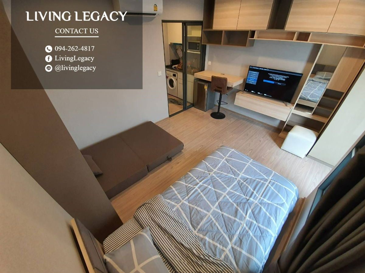 picture T8J842 Condo For Rent The Tree Hua Mak Interchange 23 Sq.M. Floor 8 Building D line id : @livinglegacy - 3/10