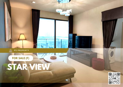 Condos for sale : Urgent Sale 📍 Star View 📍 2 Bedrooms, 2 Bathrooms, Fully Furnished. Convenient access to Silom, Sathorn, and Sukhumvit areas.