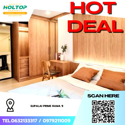 Condos for rent : #Z4072💥 090169 🔥 Condo for Rent: Supalai Prime Rama 9