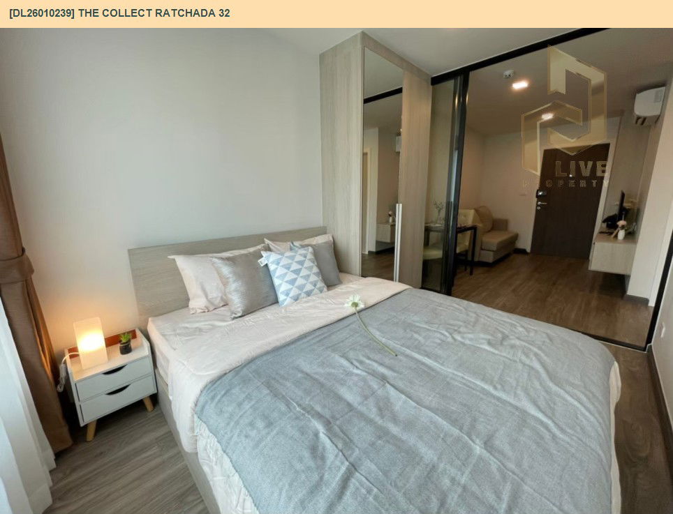 picture DL26010239 Condo for rent, The Collect Ratchada 32 near MRT ลาดพร้าว, ready to move in, call urgently 0800343450 LineID @655ebbvc - 2/7