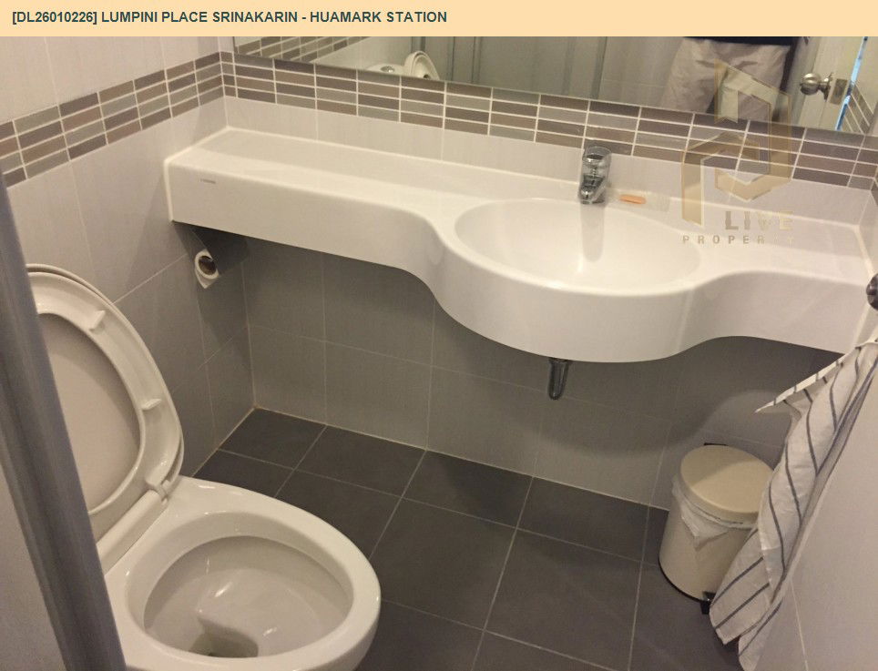 picture DL26010226 Condo for rent, Lumpini Place Srinakarin - Huamark Station near ARL Hua Mak, ready to move in, call urgently 0614453194 LineID @162cjixi - 8/11