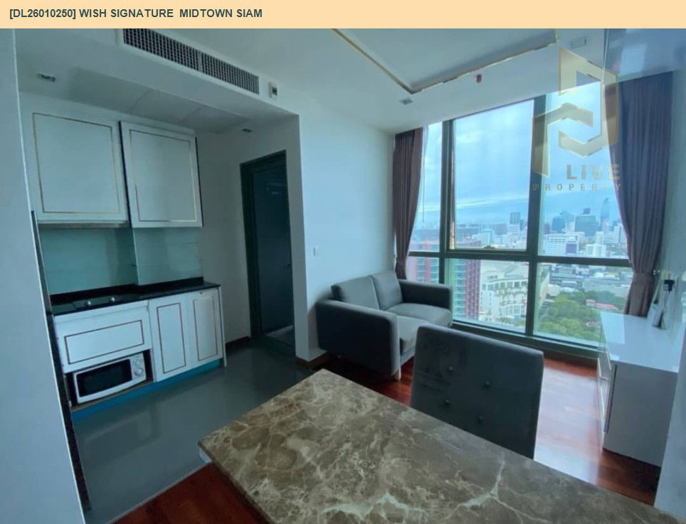 picture DL26010250 Condo for rent, Wish Signature Midtown Siam near BTS Ratchathewi, ready to move in, call urgently 0656133286 LineID @534wlwof - 2/11