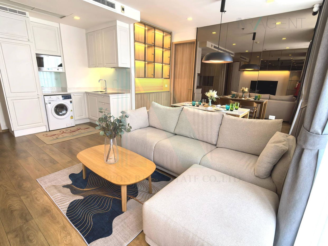 picture 🔺 For Rent Condo NOBLE BE33 Building 1, Floor 20,2 bed room, Room size 70 sqm - 1/8