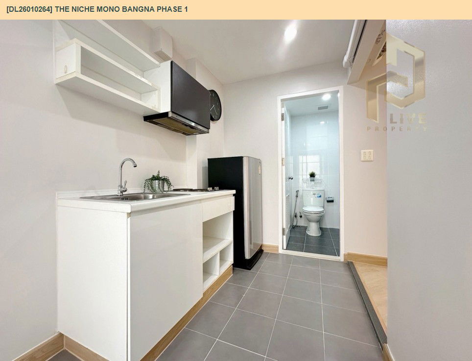 picture DL26010264 Condo for rent, The Niche Mono Bangna Phase 1 near BTS Bang Na, ready to move in, call urgently 0638692663 LineID @257sxzzu - 7/12