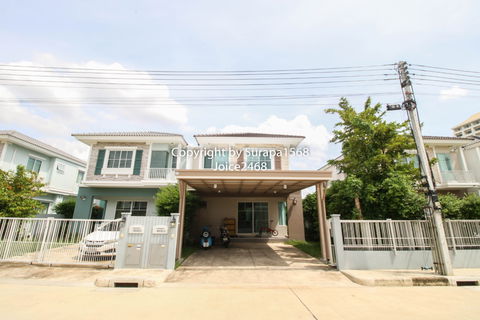 ขายบ้านแฝด 2 ชั้น หมู่บ้าน วิลลาจจิโอ รังสิต คลอง2 คลองหลวง นครนายก ปทุมธานี 36.3 ตร.ว บ้านใหม่อยู่น้อยสภาพดี มีตกแต่งต่อเติม