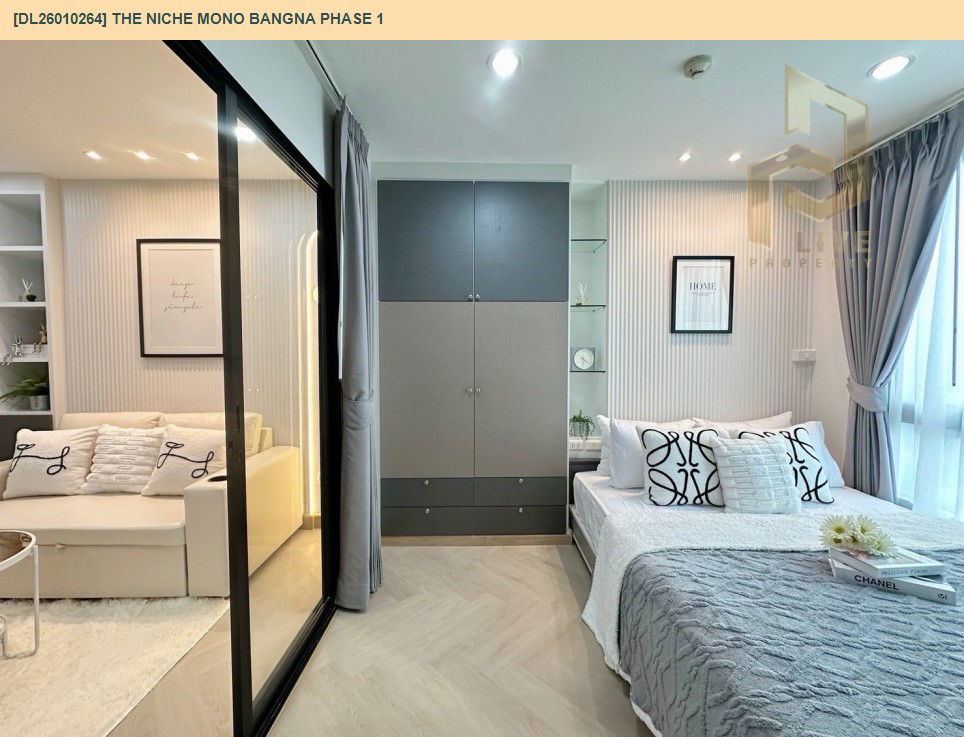 picture DL26010264 Condo for rent, The Niche Mono Bangna Phase 1 near BTS Bang Na, ready to move in, call urgently 0638692663 LineID @257sxzzu - 9/12