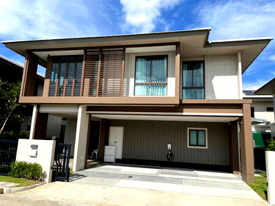 เช่าบ้านเดี่ยว ม.นานาชาติแสตมฟอร์ด : #R8728  🎉 100169  ให้เช่าบ้าน Burasiri Krungthep Kreetha 