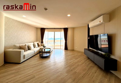 Condos for sale : FQ🗺️KT0119📲LineID @556ryccg🏖️2Bedroom 124.5sqm Floor38🌊Sea view Fully furnished🦀Sky Beach Condo North Pattaya