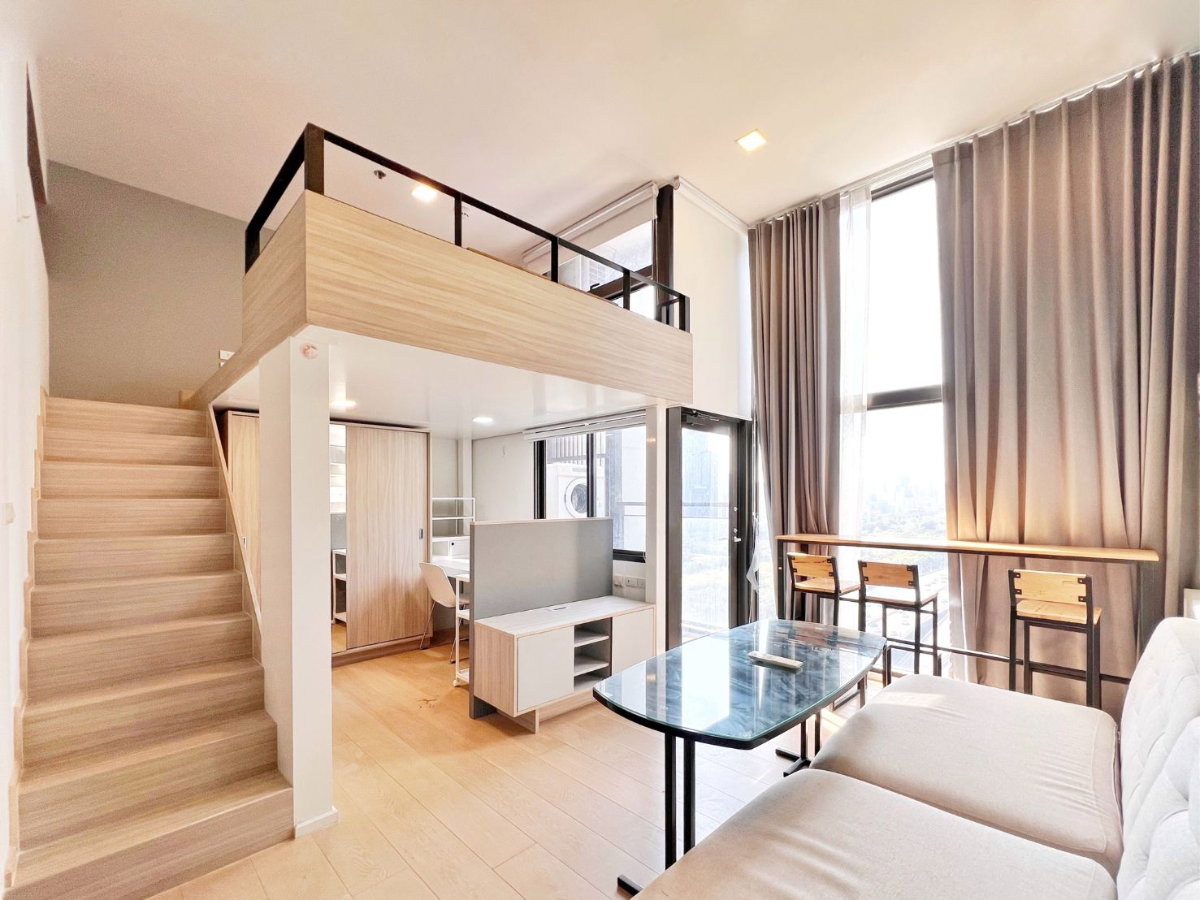 รูป ขาย คอนโดห้องเพดานสูง Double Volum 3.6 เมตร โครงการ ชีวาทัย เรสซิเดนซ์ อโศก : ห้อง 1 Bedroom (Loft Duplex) - รูปที่ 1/13