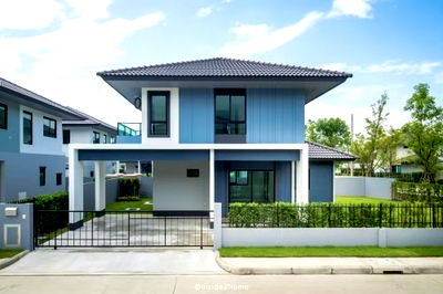 Houses for sale : Second-hand detached house for sale, new phase, best price in the project! Kanasiri Salaya-Pinklao. Free gifts worth hundreds of thousands of baht