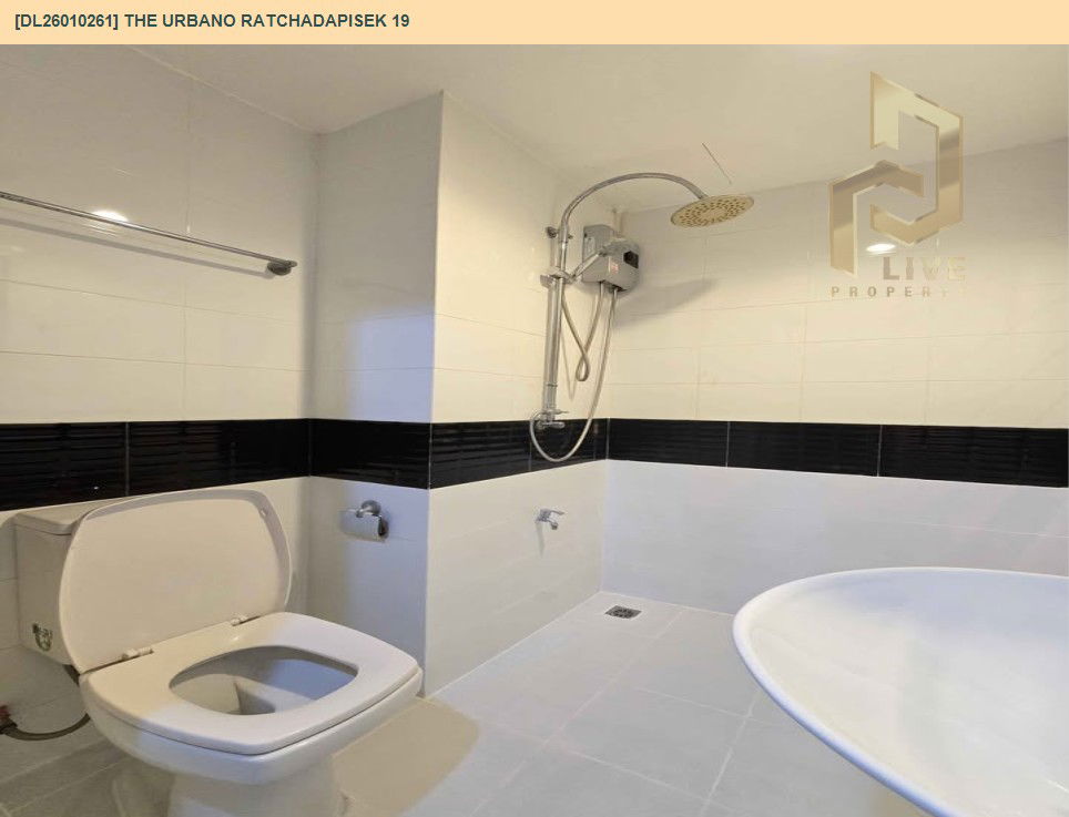 picture DL26010261 Condo for rent, The Urbano Ratchadapisek 19 near MRT รัชดาภิเษก, ready to move in, call urgently 0653619502 LineID @897iyzll - 9/9