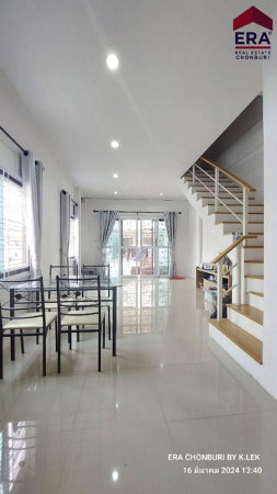 รูป ขายทาวน์โฮม 2 ชั้น แปลงริม หมู่บ้านเอมัสท์ บ่อวิน เขาขยาย ใกล้นิคม ราคา 2.05 ล้าน - รูปที่ 6/11