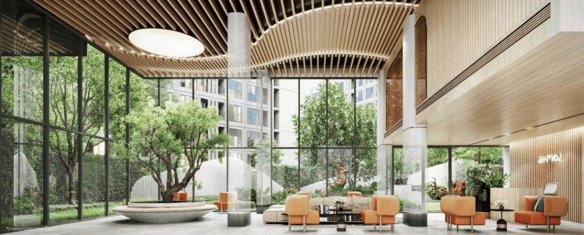 รูป ขายคอนโด มือ 1 จากโครงการ Atmoz Oasis Onnut | ติดต่อฝ่ายขาย : 061-6598997- Line OA : @Newlight (มี@) - รูปที่ 10/37