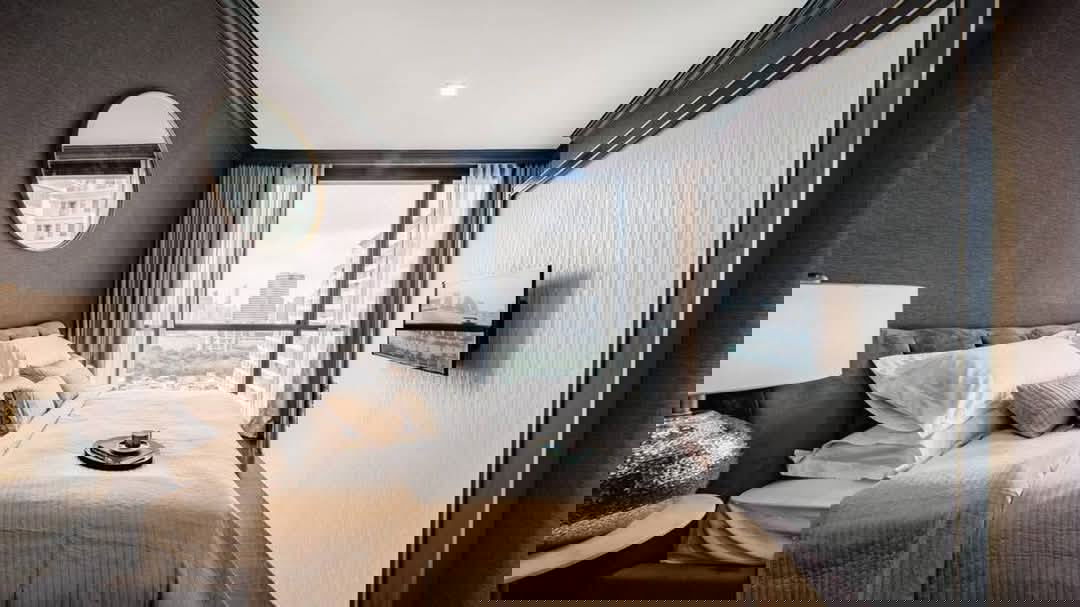 รูป เช่า The Line Ratchathewi ชั้นสูง วิวสวย แต่งครบ 2 bedroom - รูปที่ 1/8