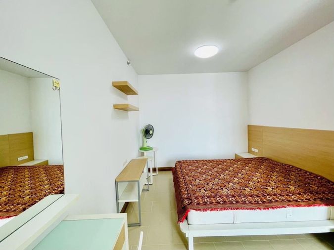 For Rent: Asean City Resort, 15th Floor, City View, 47 sq.m. Rent: 8,500 THB/month