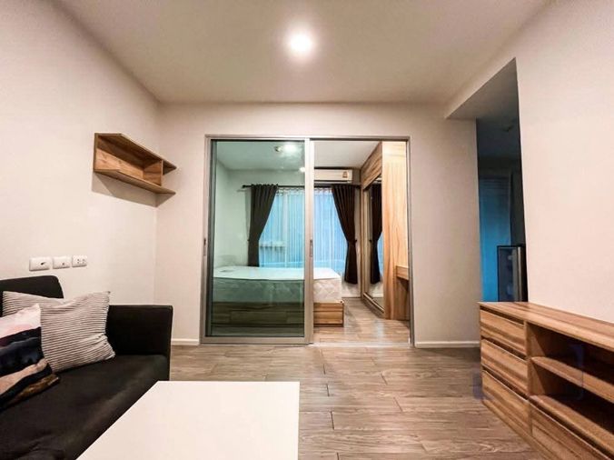 ให้เช่า แฮปปี้คอนโด ดอนเมือง เดอะ เทอมินอล ตึกD 29 ตร.ม.เฟอร์ครบ มีเครื่องซักผ้า ใกล้สนามบินดอนเมือง (TR1245)