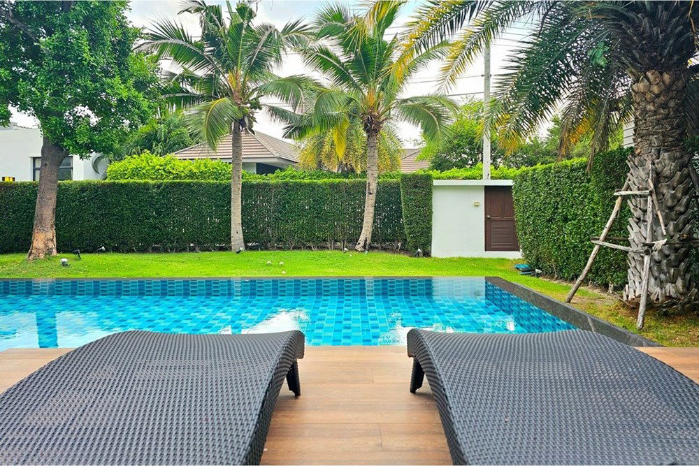 รูป [920601001-832] ทำเลดีเยี่ยม วิลล่าพร้อมสระว่ายน้ำส่วนตัวสไตล์โมเดิร์น 4 ห้องนอน 4 ห้องน้ำ ในหัวหิน 114 ให้เช่า - รูปที่ 9/39