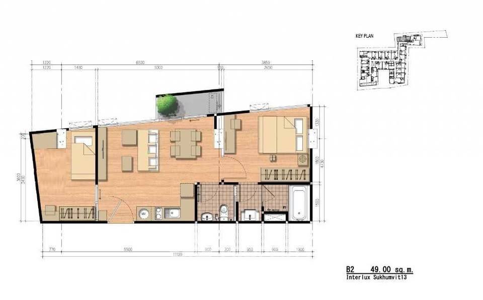 รูป คอนโด 2-ห้องนอน ที่ อินเตอร์ ลักส์ พรีเมียร์ สุขุมวิท 13 ใกล้ ARL มักกะสัน (ID 2535509) - รูปที่ 18/21
