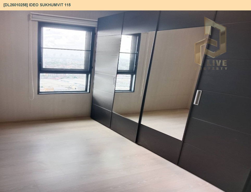 picture DL26010258 Condo for sale, IDEO Sukhumvit 115 near BTS Pu Chao, ready to move in, call urgently 0800343450 LineID @655ebbvc - 8/14