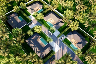 Houses for sale Ko Phangan Surat Thani : [920621004-78] Tropic Villas ko Phangan