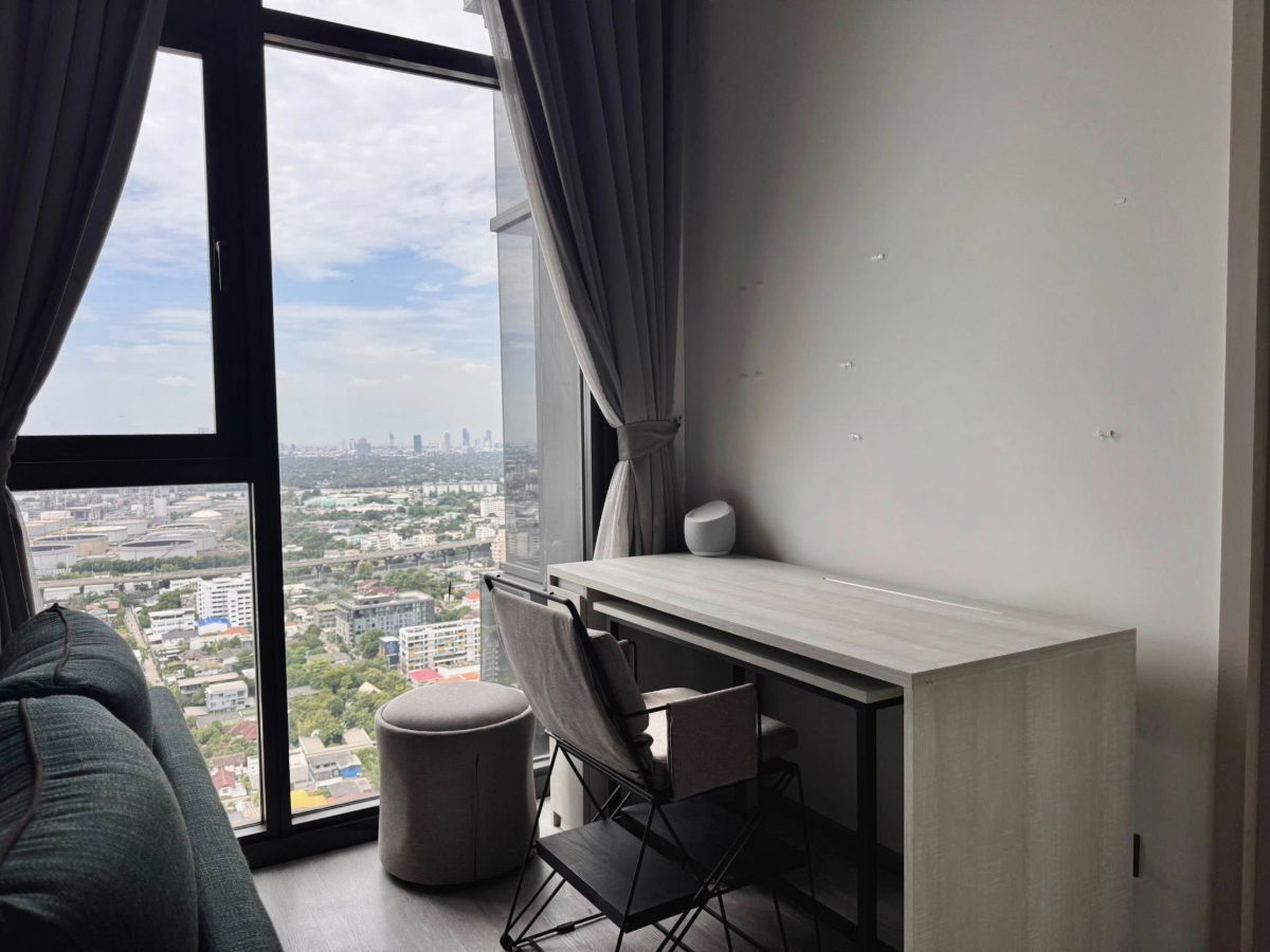 picture (AGEV245)Rent THE LINE Sukhumvit 101 | High Floor River View Corner Unit | Punnawithi BTS | Fully Furnished | Call Eve 094-342-3498 - 5/11