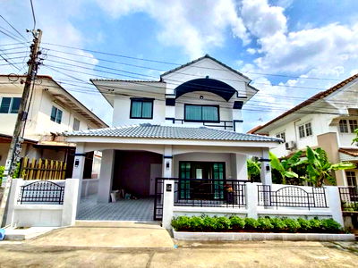 บ้านแฝด ถนนหทัยราษฎร์ : บ้านแฝด 2 ชั้น สไตล์บ้านเดี่ยว รีโนเวทใหม่ | หมู่บ้านบุรีรมย์ รามอินทรา–ซาฟารีเวิลด์ | แถมเฟอร์นิเจอร์ | พร้อมเข้าอยู่