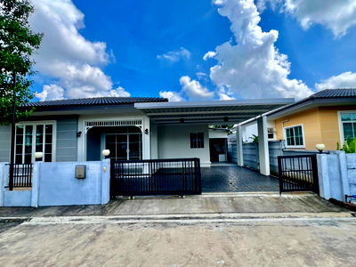 บ้านเดี่ยว นิคมพัฒนา ระยอง : ขายบ้านเดี่ยว ชั้นเดียว หลังริม ม.พรภิรมย์ แกรนด์ มาบข่า อ.นิคมพัฒนา จ.ระยอง   เนื้อที่ 66 ตรว